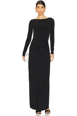 Lovers And Friends Vestido largo ariana en color talla S en - Black. Talla S (también en XS).