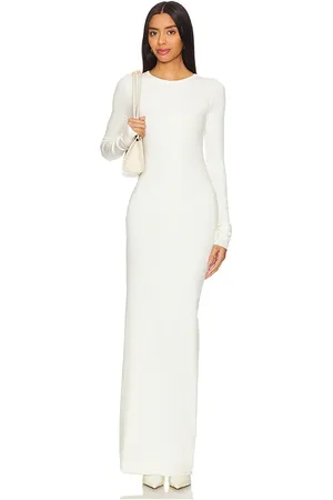ÉTERNE Maxivestido en color talla L en - Cream. Talla L (también en M, S, XL, XS).