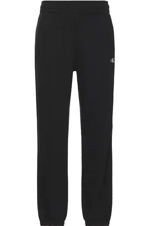 Calvin Klein Archive logo fleece jogger en color negro talla S en - Black. Talla S (también en XL).