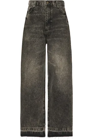 BOILER ROOM Printed 5 pocket jeans en color negro talla 32 en - Black. Talla 32 (también en 34, 36).