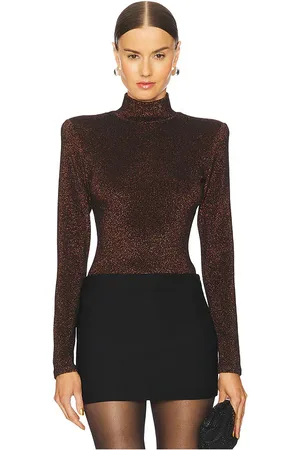 SMYTHE Cuello vuelto shoulder pad en color marrón talla L en - Brown. Talla L (también en M).