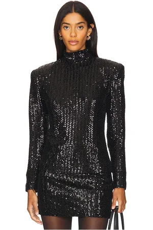 ANINE BING Josephine top en color negro talla L en - Black. Talla L (también en M, S, XS).