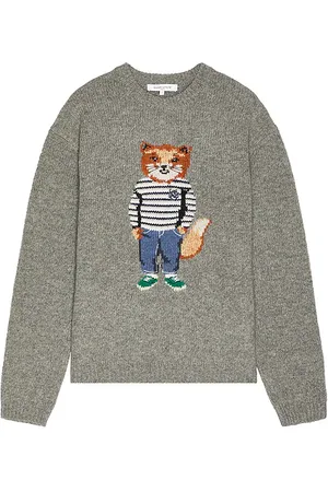 Maison Kitsuné Jersey en color gris talla L en - Grey. Talla L (también en M, XL/1X).