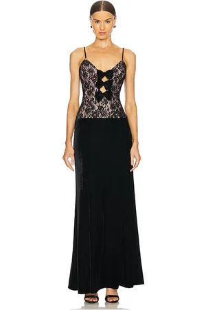 Lovers And Friends Vestido largo millie en color talla L en - Black. Talla L (también en M, S, XL, XS, XXS).