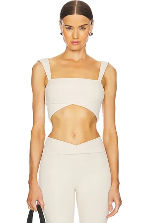 DEVON WINDSOR Camiseta tirantes sara en color ivory talla S en - Ivory. Talla S (también en XS).