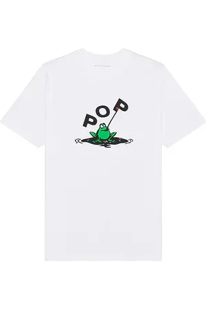 Pop Trading Company Camiseta frog en color talla L en - White. Talla L (también en M, XL/1X).