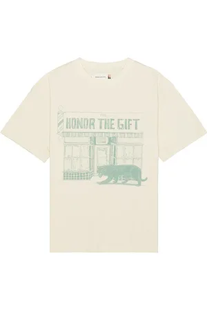 HONOR THE GIFT Camiseta en color crema talla L en - Cream. Talla L (también en S, XL/1X).