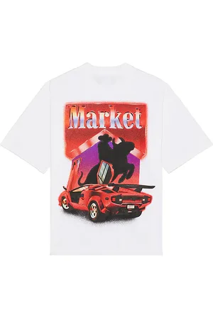 MARKET Camiseta en color talla L en - White. Talla L (también en M, S, XL/1X).