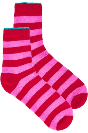 JUMPER 1234 Calcetines a rayas. en color rosado talla all en - Pink. Talla all.