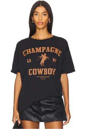 The Laundry Room Camiseta champagne cowboy oversized en color talla L en - Black. Talla L (también en XL).