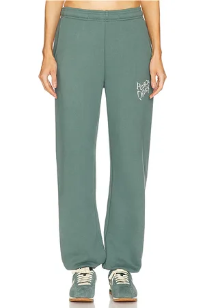Museum of Peace and Quiet Pantalón deportivo warped en color verde salvia talla M en - Sage. Talla M (también en XL/