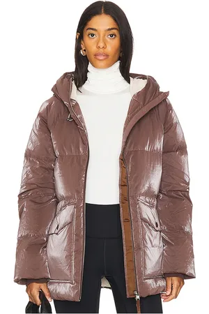 Varley Chaqueta pluma fullerton en color chocolate talla L en - Chocolate. Talla L (también en M, S, XS).