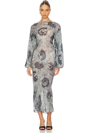 STONE_COLD_FOX Vestido largo tanya en color gris talla S en - Grey. Talla S (también en XS).