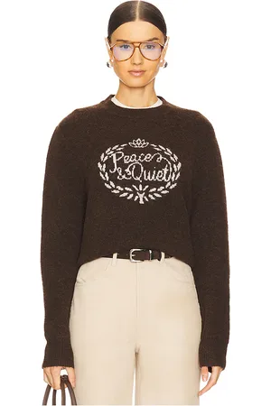 Museum of Peace and Quiet Jersey wreath mohair sweater en color chocolate talla L en - Chocolate. Talla L (también en