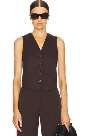 Samsøe Samsøe Top chaleco en color marrón talla L en - Brown. Talla L (también en M, S, XL, XS).