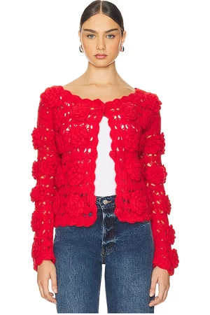 Tach Chaqueta de punto de ganchillo eider en color talla L en - Red. Talla L (también en XS).
