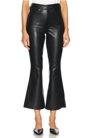 VERONICA BEARD Pantalones acampanados de talle alto carson en color talla 26 en - Black. Talla 26 (también en 27, 30, 32).