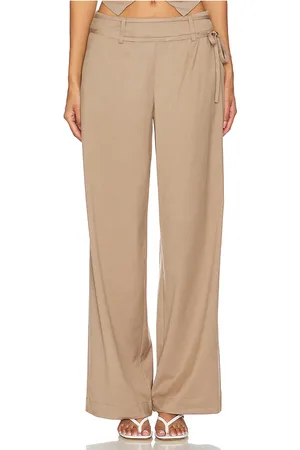 SOVERE Pantalones con detalle atado en color talla L en - . Talla L (también en M, XL/1X).