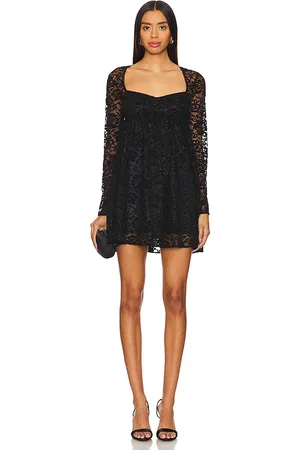 Amanda Uprichard Vestido monet en color talla L en - Black. Talla L (también en M, S, XS).