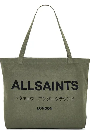AllSaints Bolso tote en color verde oliva talla all en - Olive. Talla all.