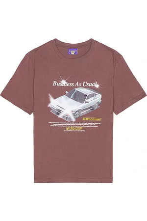 Coney Island Picnic Camiseta business as usual en color mauve talla L en - Mauve. Talla L (también en M, S, XL/1X).