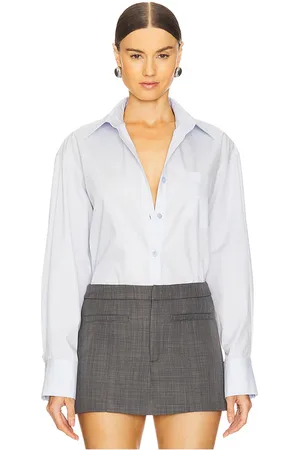 LAQUAN SMITH Oversized button down shirt en color azul talla L en - Blue. Talla L (también en S).