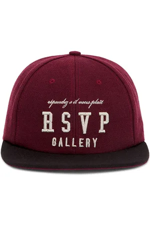 AGOLDE Gorra en color burgundy talla all en - Burgundy. Talla all.