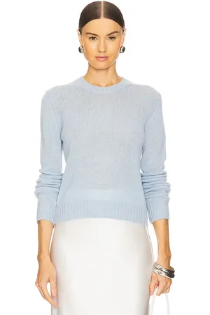 ENZA COSTA Camiseta manga larga en color bebe azul talla L en - Baby Blue. Talla L (también en XL).