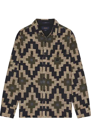 Roark Revival Camisa en color verde talla L en - Green. Talla L (también en S).