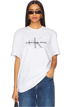 Calvin Klein Camiseta en color blanco talla L en - White. Talla L (también en M, S, XL/1X).