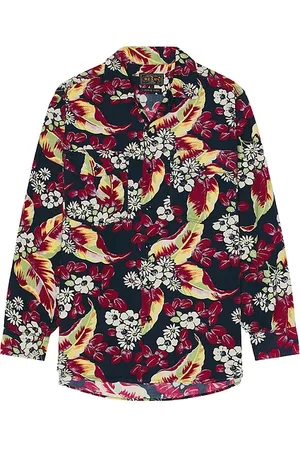 Beams Camisa en color talla L en - Navy. Talla L (también en M, S).