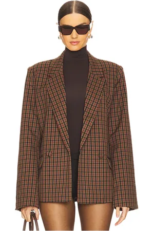 WeWoreWhat Boxy blazer en color marrón talla L en - Brown. Talla L (también en M, XS).