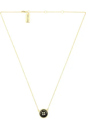 Marc Jacobs Collar colgante button en color oro metálico talla all en - Metallic Gold. Talla all.
