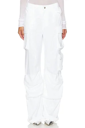 Steve Madden Pantalón duo en color talla L en - White. Talla L (también en S, XS).