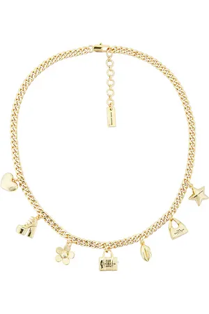 Marc Jacobs Collar con adornos mini icon en color oro metálico talla all en - Metallic Gold. Talla all.