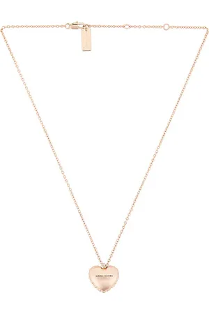 Marc Jacobs Collar balloon heart en color oro rosa talla all en - Rose Gold. Talla all.