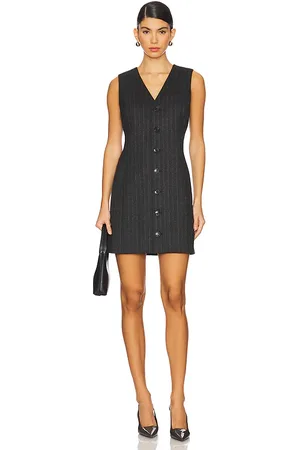 Frame Vestido pinstripe suiting en color gris talla L en - Grey. Talla L (también en M, S, XS).