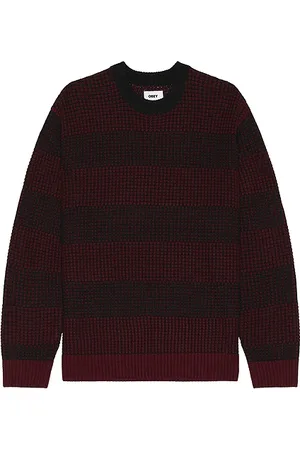 Obey Jersey en color burgundy talla L en - Burgundy. Talla L (también en M, S, XL/1X).