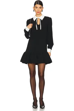 Cinq A Sept Vestido cala en color negro talla 0 en - Black. Talla 0 (también en 00, 2, 4).