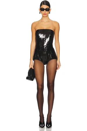 Retrofete Estella romper en color talla L en - Black. Talla L (también en S, XL, XXL).