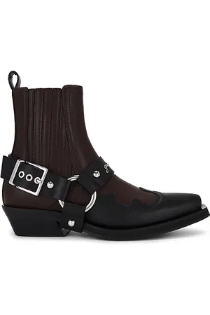 Ganni Botas del oeste western en color chocolate talla 39 en - Chocolate. Talla 39 (también en 40, 41).