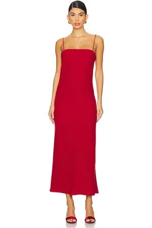 VERONICA BEARD Vestido mavis en color rojo talla 00 en - Red. Talla 00 (también en 10, 12, 14, 16, 2).