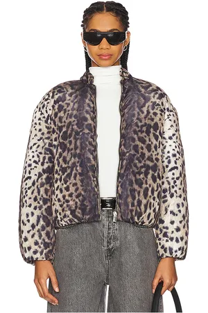 Apparis Cazadora bombardero con acolchado leni leopard en color taupe talla L en - Taupe. Talla L (también en M, S, XL, XS).