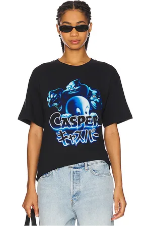 SIXTHREESEVEN Camiseta casper ghost kanji en color talla L en - Black. Talla L (también en S, XL/1X, XS).