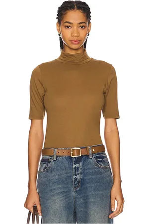 American Vintage Cuello vuelto en color bronce talla L en - Tan. Talla L (también en M, S).