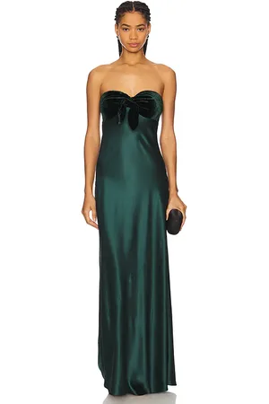 CAMI Vestido largo lavinia en color verde oscuro talla 2 en - Dark Green. Talla 2 (también en 8).
