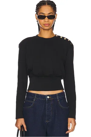 Nation LTD Top manga larga monique en color negro talla L en - Black. Talla L (también en M, XS).