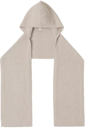 Barefoot Dreams Pañuelo cozychic hooded scarf en color crema talla all en - Cream. Talla all.