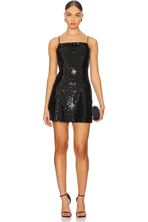 Azeeza Minivestido con lentejuelas kiara en color negro talla M en - Black. Talla M (también en S, XS).