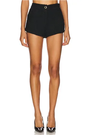 MAJORELLE Gabrielle tweed short en color talla L en - Black. Talla L (también en XL, XS).